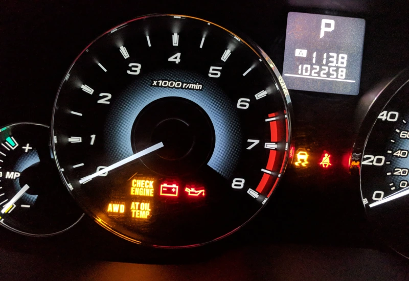 روشن شدن چراغ هشدار: علائم خرابی خنک کن گیربکس